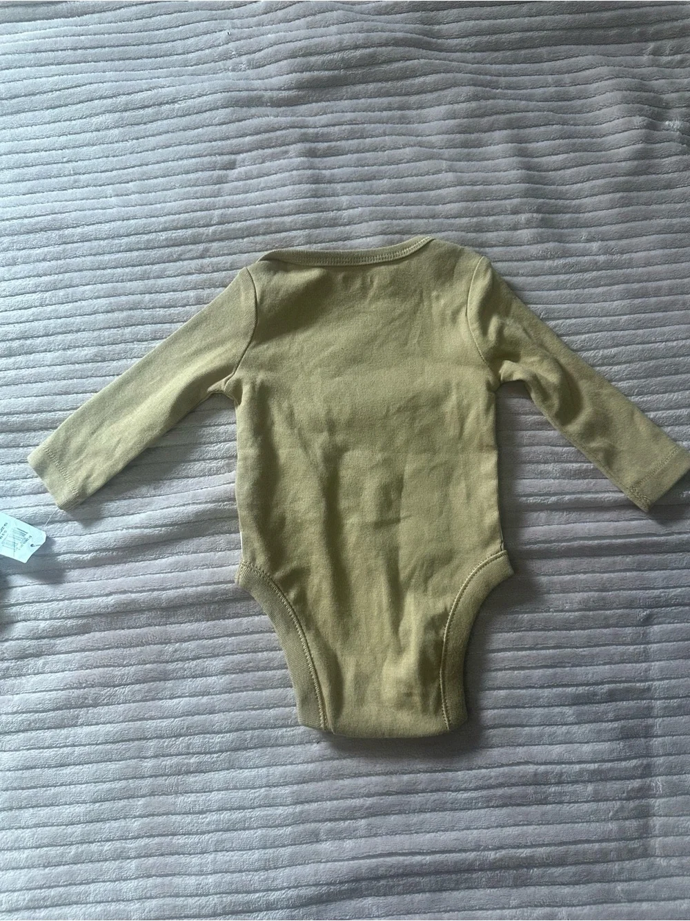 Old Navy tan & brown football bodysuit